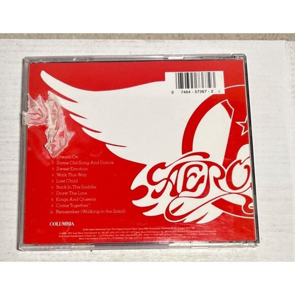 Aerosmiths Greatest Hits CD Columbia Records Classic Rock Album - Picture 2 of 8